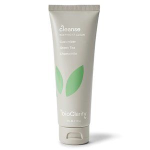 bioClarity Face Cleanser | 100% Vegan Cucumber & Green Tea Gentle Face Wash 4 oz